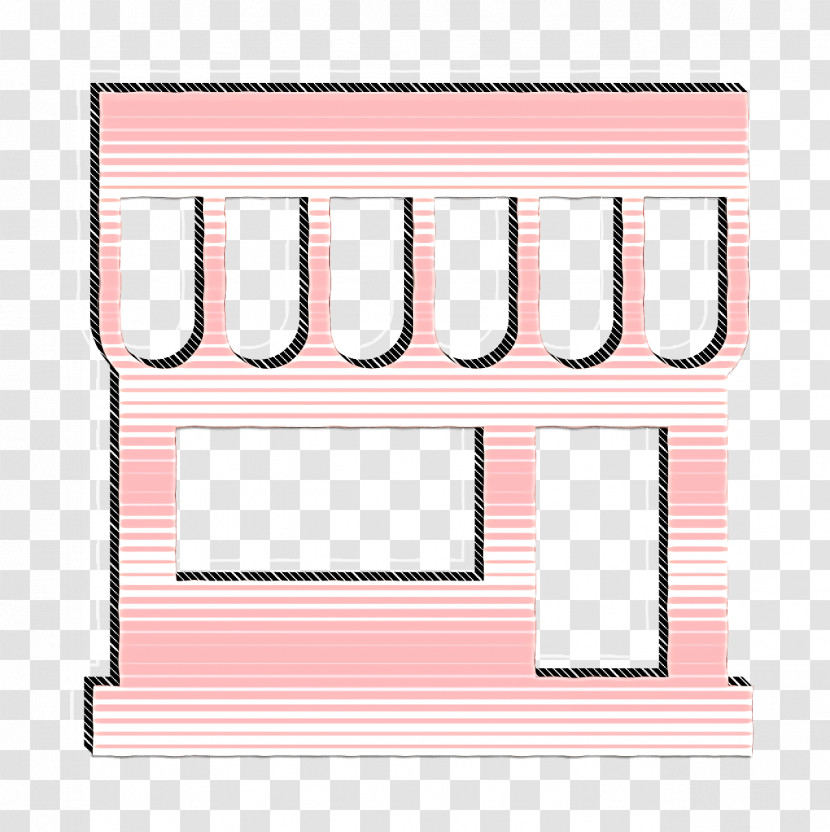 Mart Icon IOS7 Set Filled 1 Icon Buildings Icon Transparent PNG