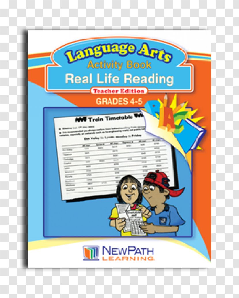 Real Life Reading Workbook Language Arts - Education - Book Transparent PNG