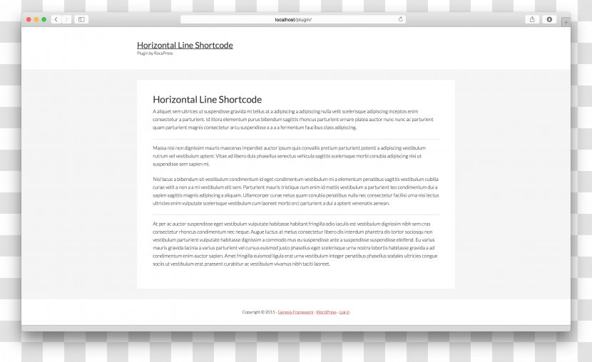 Web Page Area Font - Screenshot - Horizontal Line Transparent PNG