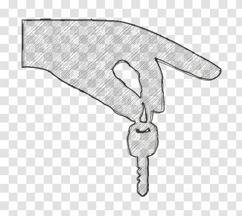 Hand Holding Up A Key Icon Gestures Icon Key Icon Transparent PNG