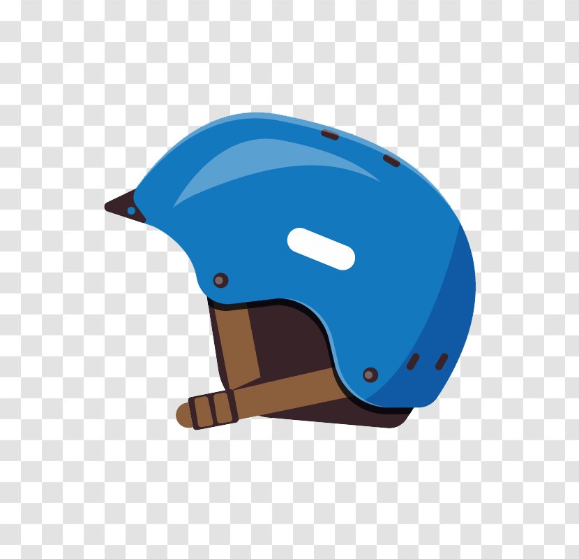 Bicycle Helmet Ski Blue - Bicycles Equipment And Supplies - Free Pull The Material Transparent PNG
