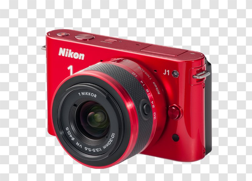 Nikon 1 J1 V1 Camera Photography - Pointandshoot Transparent PNG