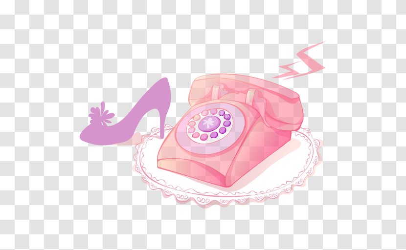 Vector Graphics Download Telephone Image - Color Pink Transparent PNG