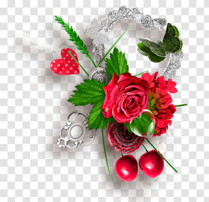 Garden Roses Cut Flowers - Flower Transparent PNG