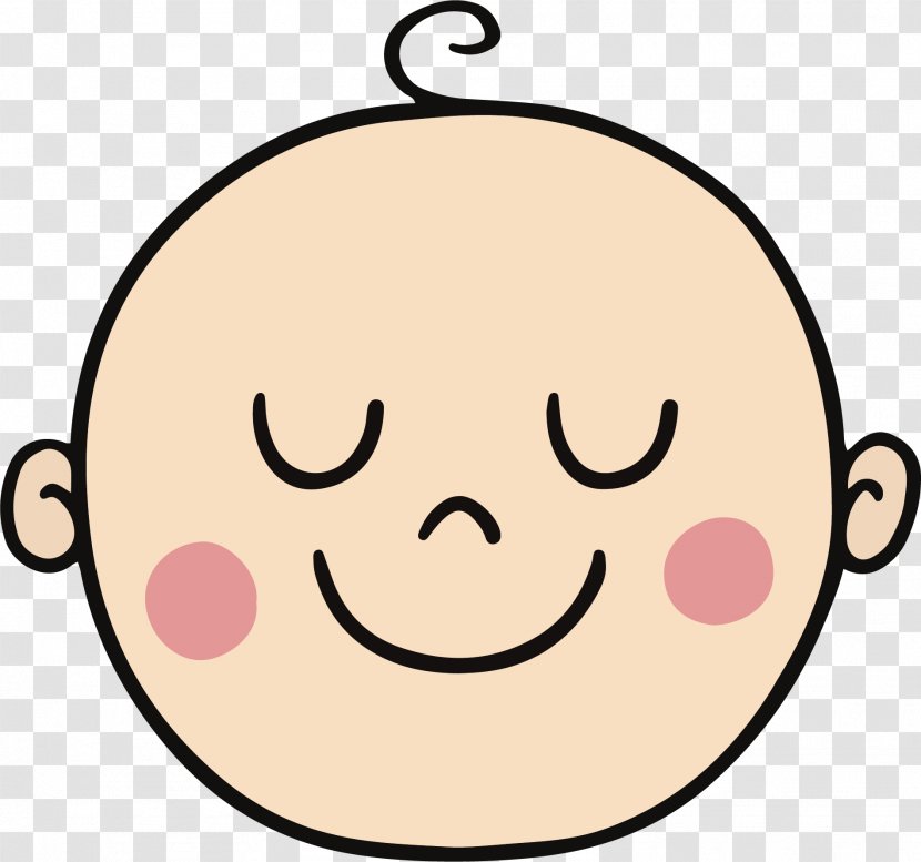 Drawing Avatar Smile Clip Art - Emoticon - Baby Head Happy Transparent PNG
