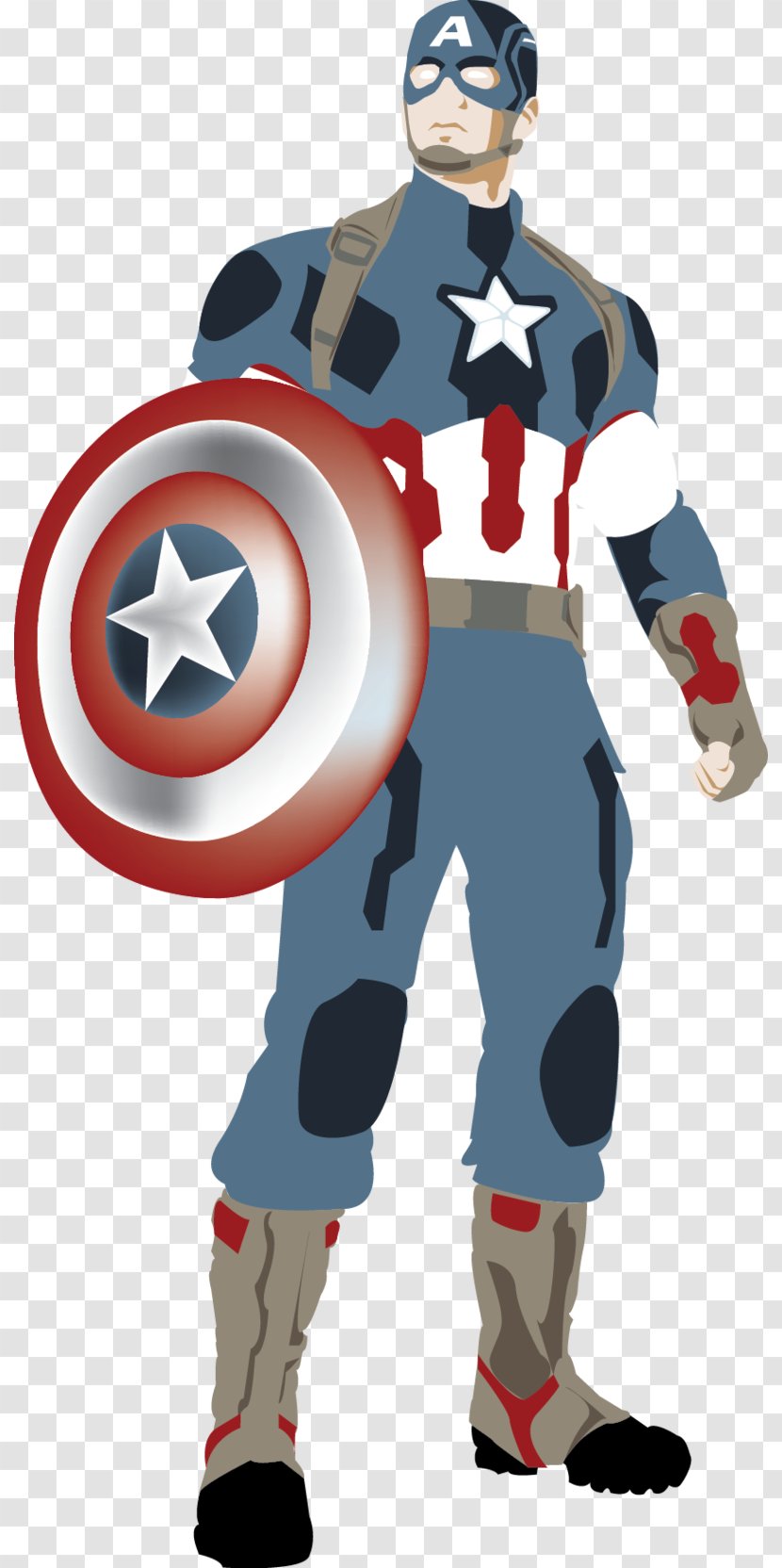 Captain America Logo S.H.I.E.L.D. - Costume - Vector Transparent PNG