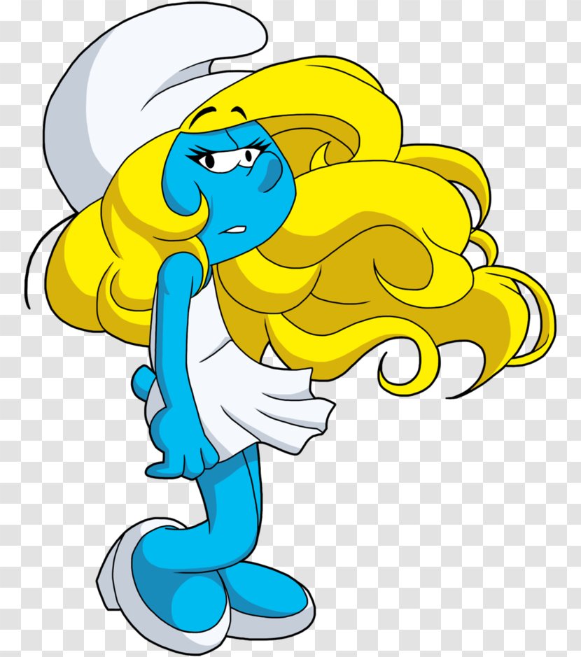 The Smurfette Smurfs Brainy Smurf DeviantArt - Yellow - Papa Cartoon Transparent PNG