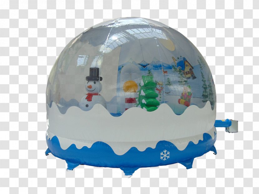 Inflatable Santa Claus Advertising Christmas - Snow Globes - Floating Island Transparent PNG