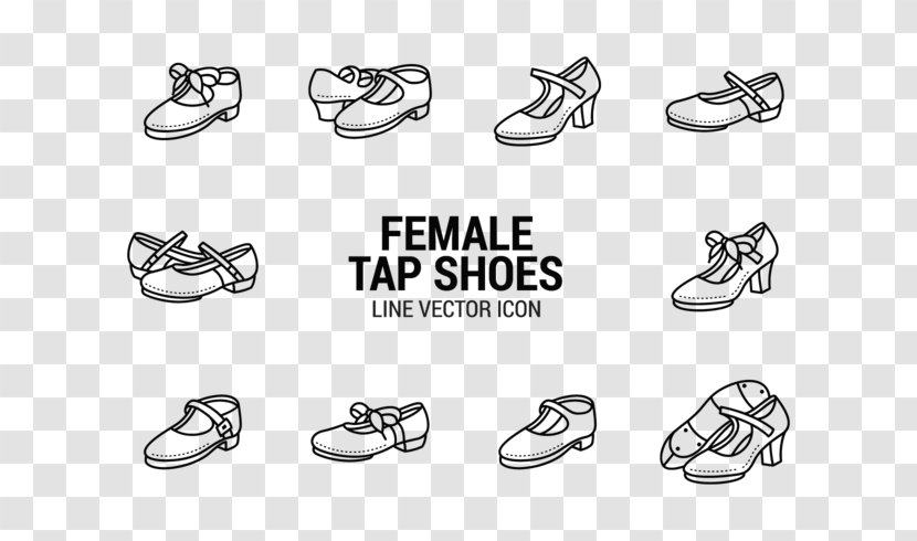 Tap Dance Ballet Shoe - Silver - SHOES Transparent PNG