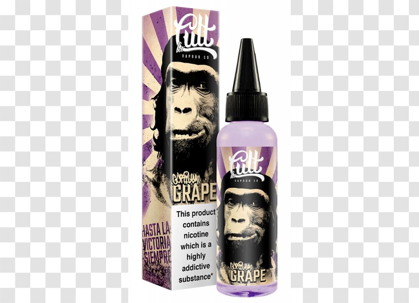 Gorilla Grape Flavor Liquid Purple Transparent PNG