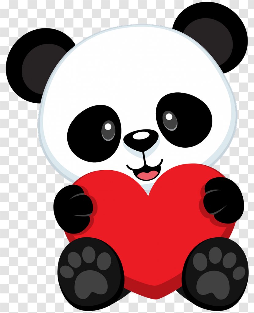 Giant Panda Animaatio Drawing Clip Art - Flower - Silhouette Transparent PNG