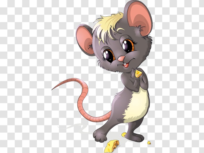 Night Morning Evening - Rat - Cartoon Mouse And Cheese Transparent PNG
