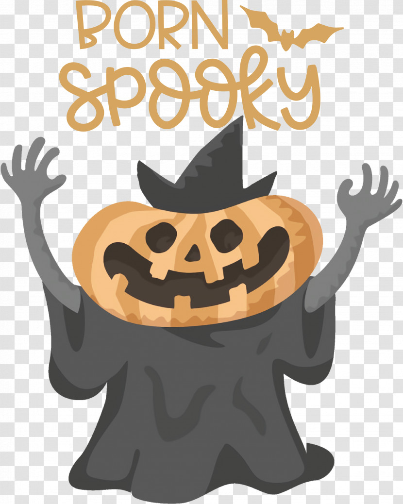 Spooky Pumpkin Halloween Transparent PNG