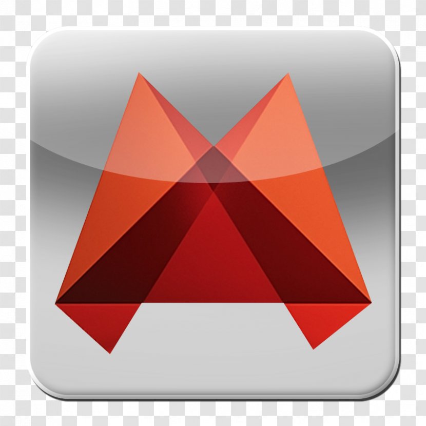 Autodesk Mudbox Maya 3D Modeling Logo - Triangle Transparent PNG
