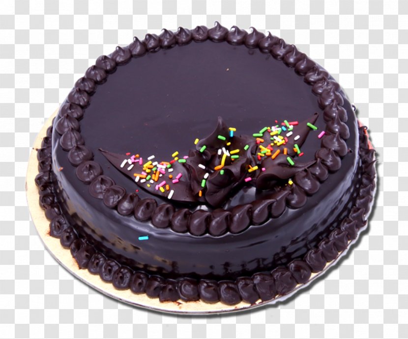 Chocolate Cake Fudge Black Forest Gateau Truffle - Buttercream Transparent PNG