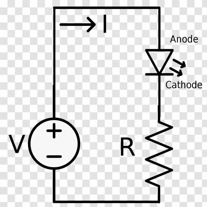 LED Circuit Wiring Diagram Light-emitting Diode Electronic - Resistor - Scientific Transparent PNG