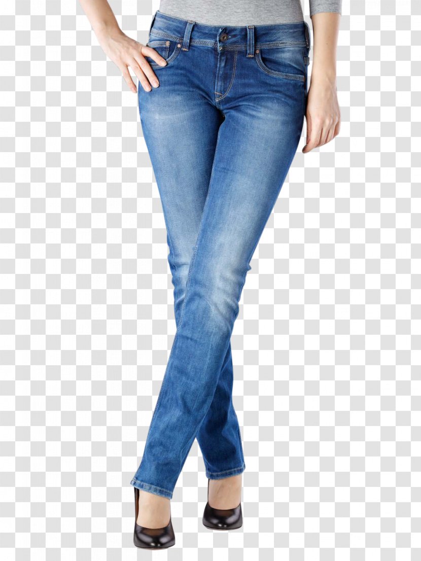 Pepe Jeans Denim Pants Leggings - Tree - Slim Woman Transparent PNG