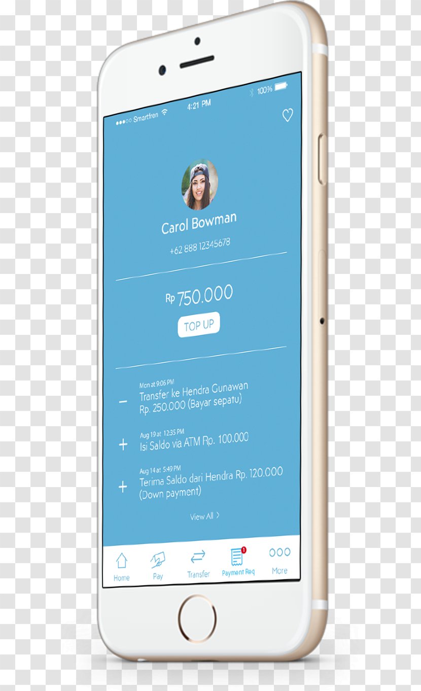 Feature Phone Smartphone Mobile Phones Digital Wallet Global Pay Indonesia - Cellular Network Transparent PNG