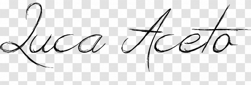 Logo Calligraphy Handwriting - Flower - Scritta Transparent PNG