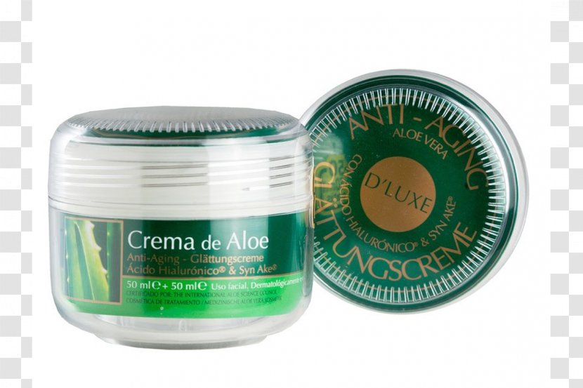 Anti-aging Cream Aloe Vera Life Extension Skin - Anti-Wrinkle Transparent PNG