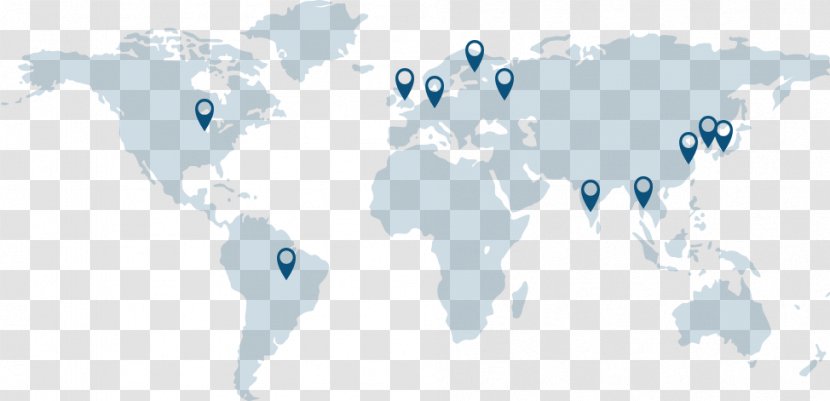 World Map - Vector - Robert Bosch GmbH Transparent PNG