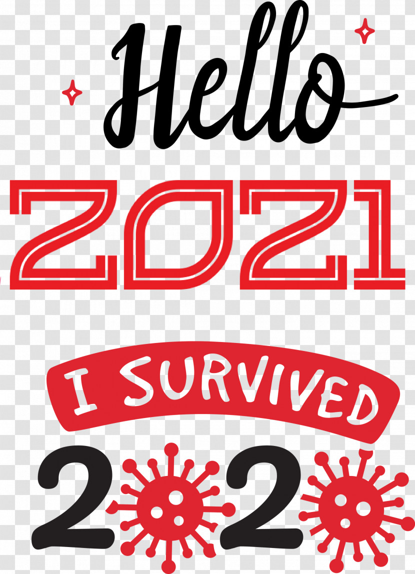 Hello 2021 New Year Transparent PNG