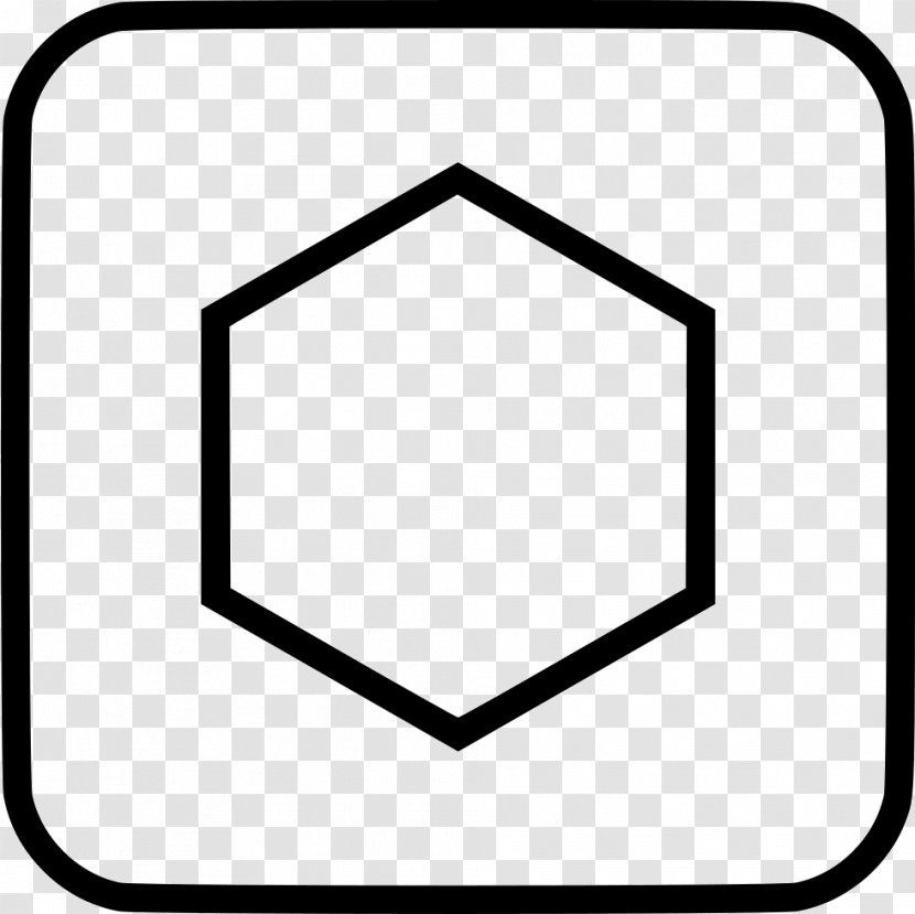 Checkbox Clip Art - Monochrome - Hexagon Transparent PNG