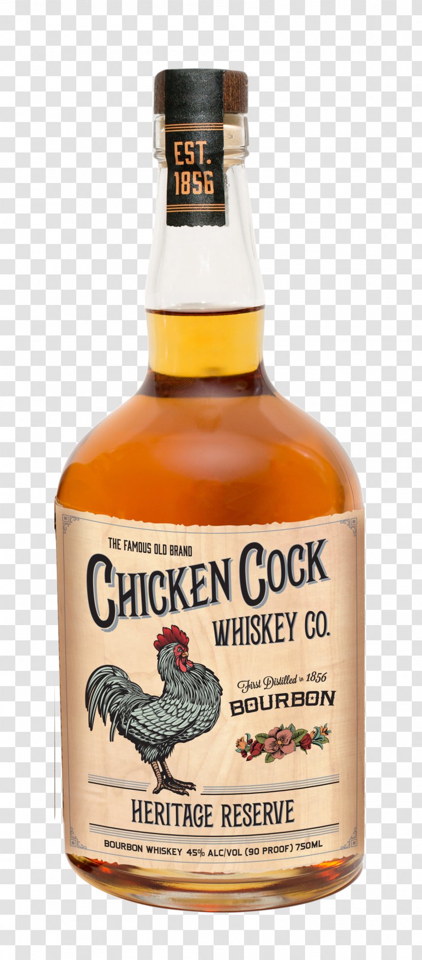 Tennessee Whiskey Distilled Beverage Bourbon Single Malt Whisky - Chicken Transparent PNG