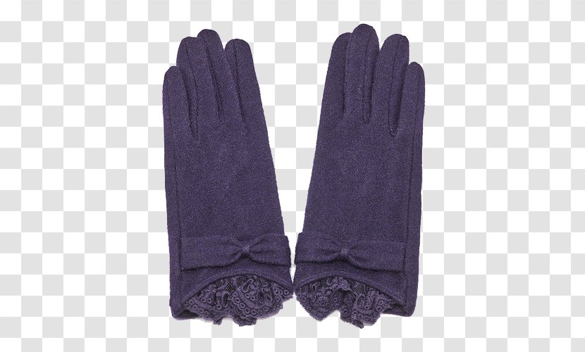 Glove Purple Google Images - Lace - Bow Gloves Transparent PNG