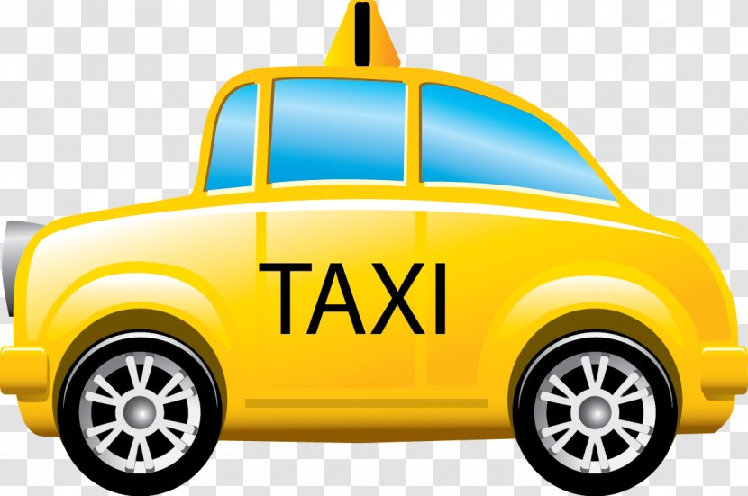Taxi Yellow Cab Icon - Share Transparent PNG
