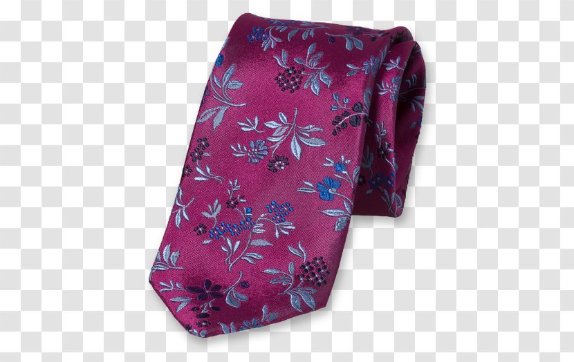 Silk Necktie Fuchsia Violet Pink - Purple - Tie Transparent PNG