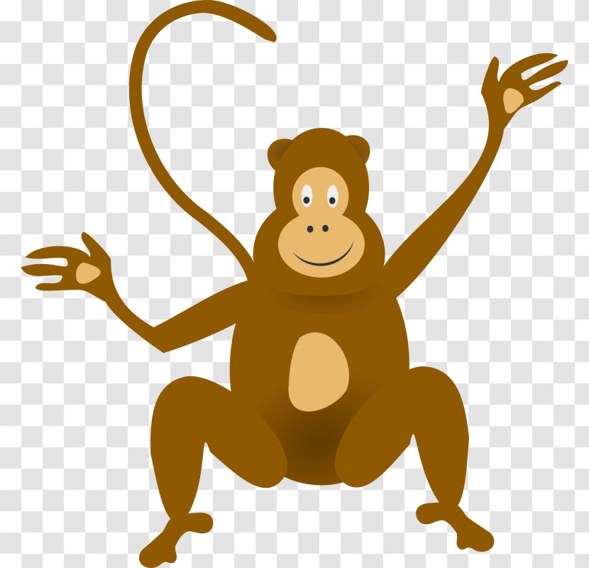 The Evil Monkey Clip Art - Vertebrate - Mammal Cliparts Transparent PNG