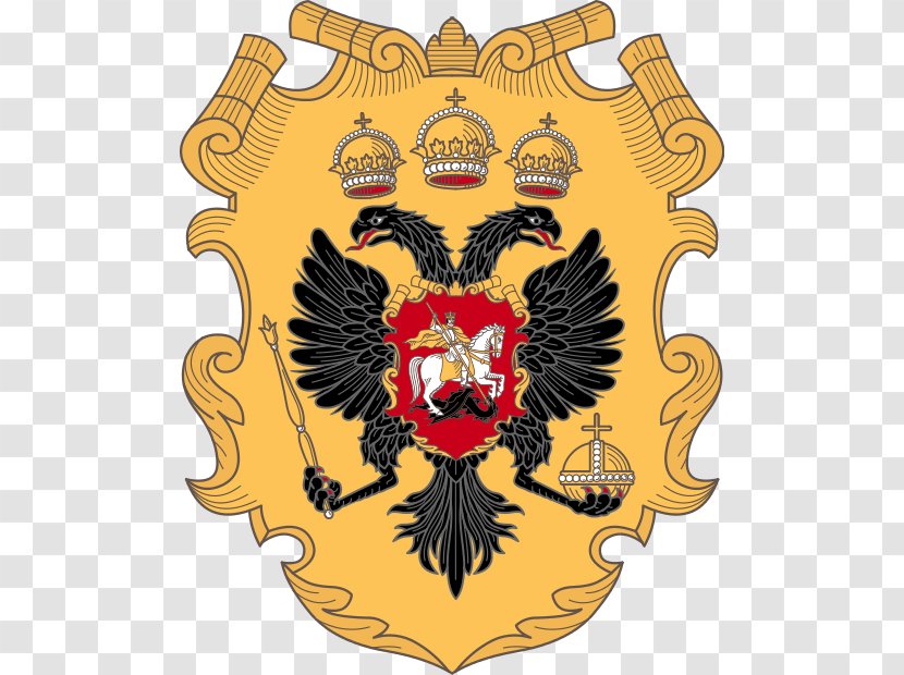 Tsardom Of Russia Russian Empire Coat Arms - Crown - Eagle Transparent PNG