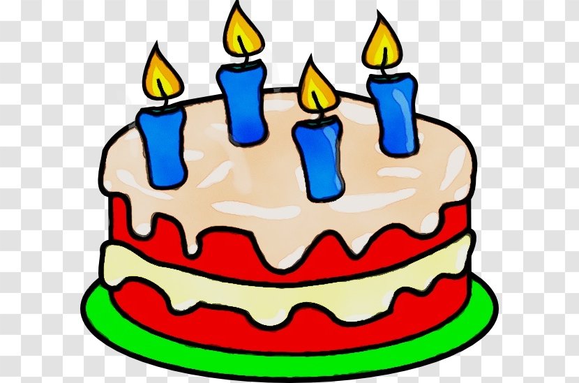 Cartoon Birthday Cake - Buttercream Pasteles Transparent PNG