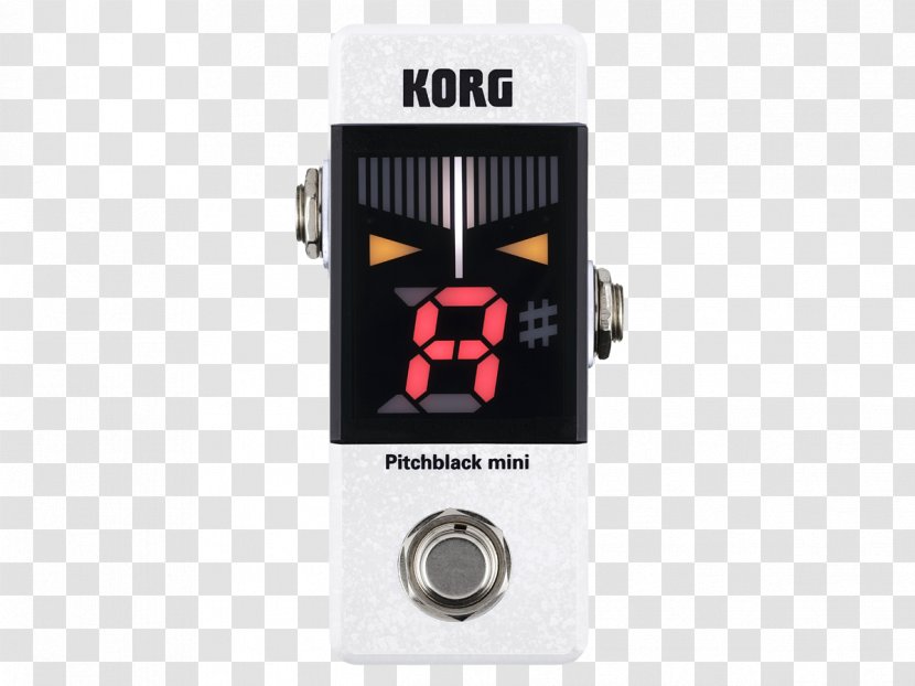 MINI Electronic Tuner Korg Effects Processors & Pedals Guitar - Frame - Computer Top View Transparent PNG