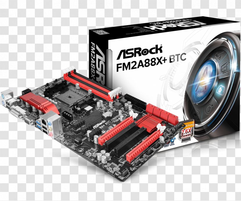 Graphics Cards & Video Adapters Motherboard ASRock FM2A88X Plus BTC, Mainboard CPU Socket LGA 1150 - Asrock Fm2a88x Btc - USB Headset Amplifier Transparent PNG