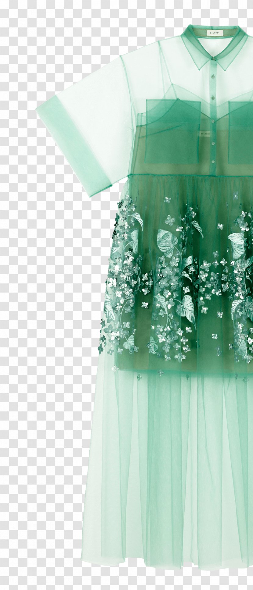 Dress Clothing Green Sleeve Fashion - Teal - Philosophy Transparent PNG
