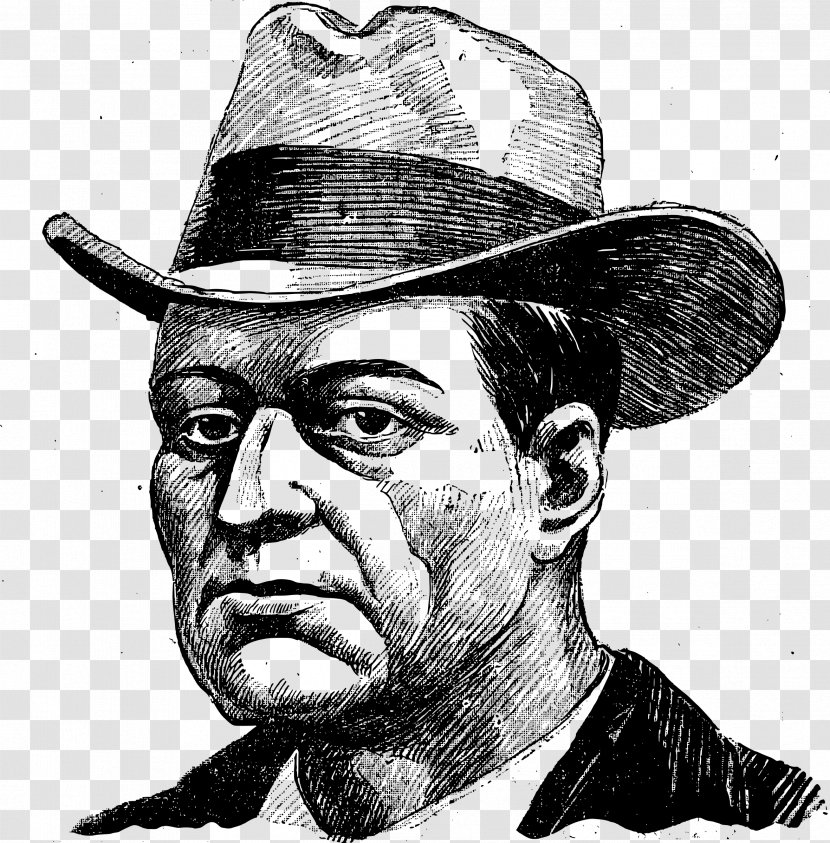 Al Capone Gangster Drawing Fedora Clip Art Facial Hair Mafia Transparent Png