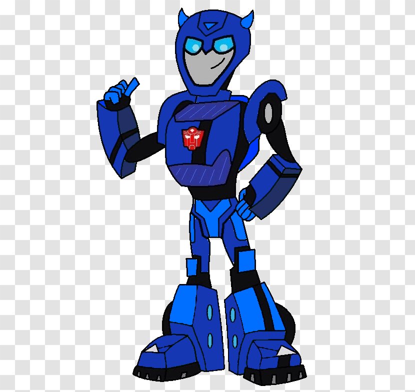 Cobalt Blue Superhero Robot Clip Art Transparent PNG