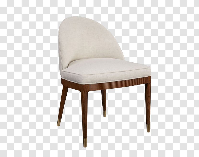 Hickory Table Chair Dining Room Bar Stool - Slipcover - White Seat Transparent PNG