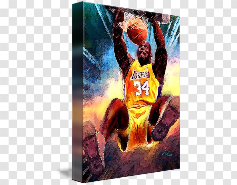 Los Angeles Lakers NBA Basketball Player Sport - Shaquille Oneal Transparent PNG