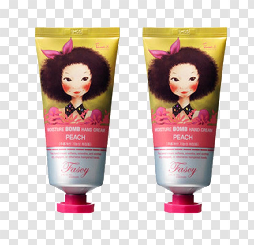 Lotion Cream Cosmetics Skin Shea Butter - PEACH Hand Transparent PNG