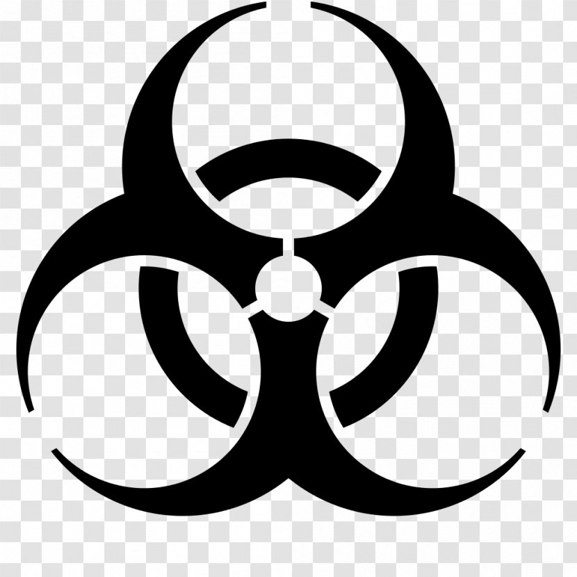 Biological Hazard Symbol Sign - Symmetry Transparent PNG