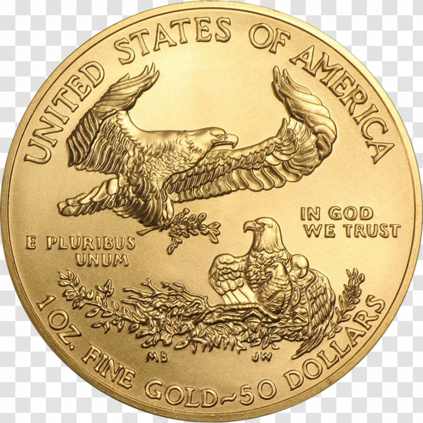 American Gold Eagle Bullion Coin - Buffalo Transparent PNG