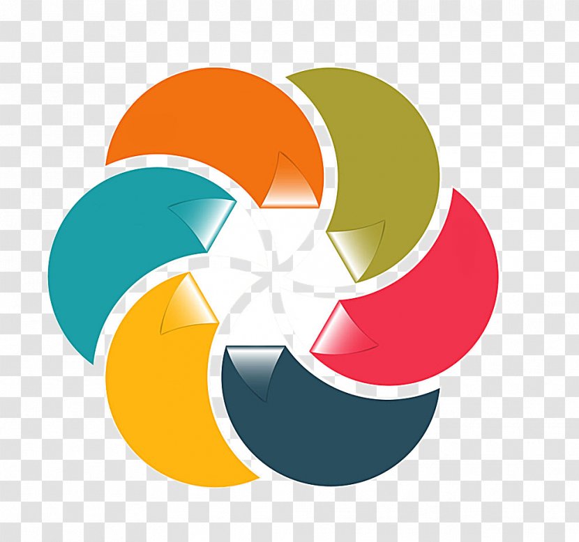 Circle Clip Art - Product Design - PPT Crescent Decorative Pattern Transparent PNG
