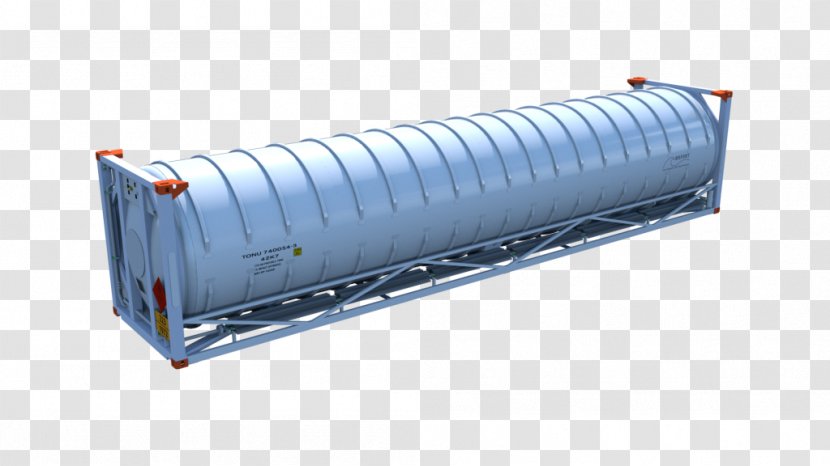 Tank Container Liquefied Natural Gas Intermodal Shipping Freight Transport - Cryogenics Transparent PNG