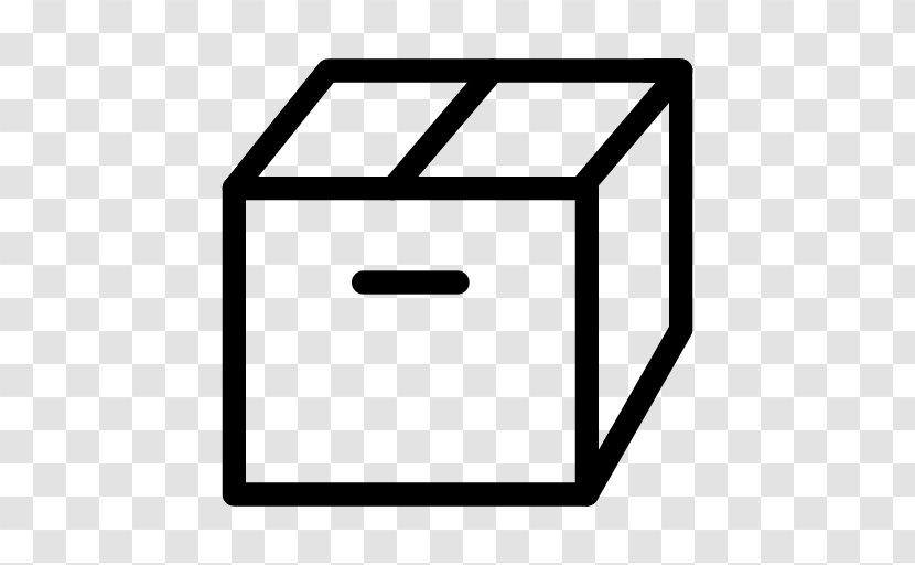 Cardboard Box - Lines Transparent PNG