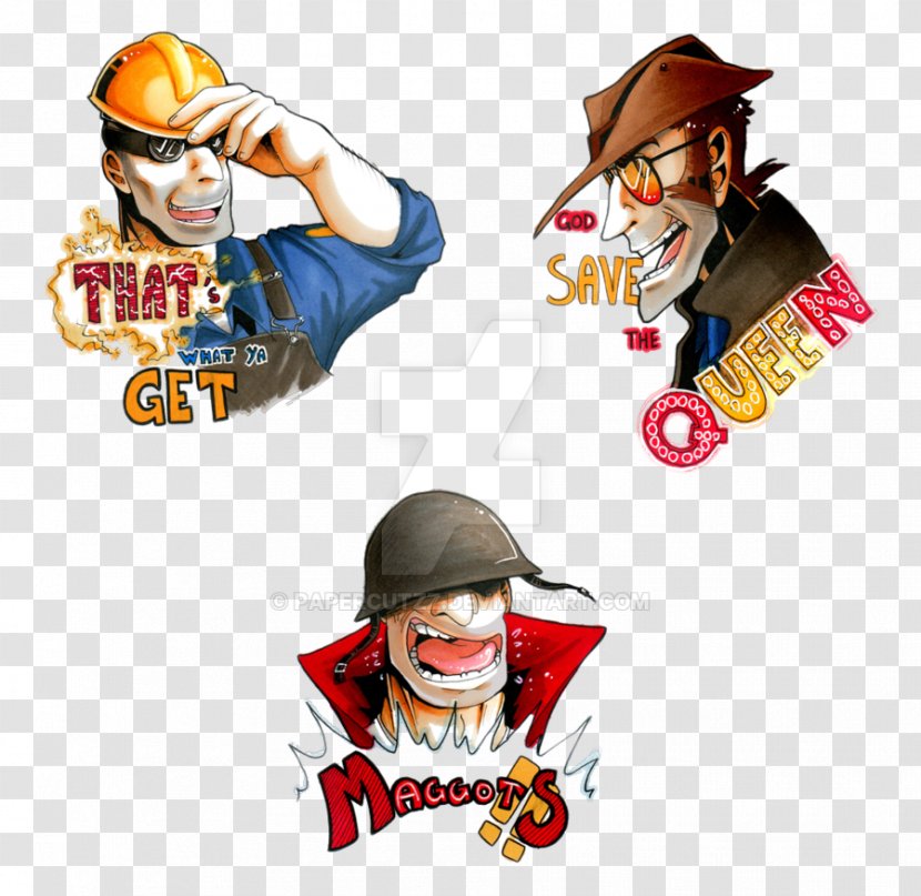Team Fortress 2 Soldier Engineering - Paper-cut Art Transparent PNG