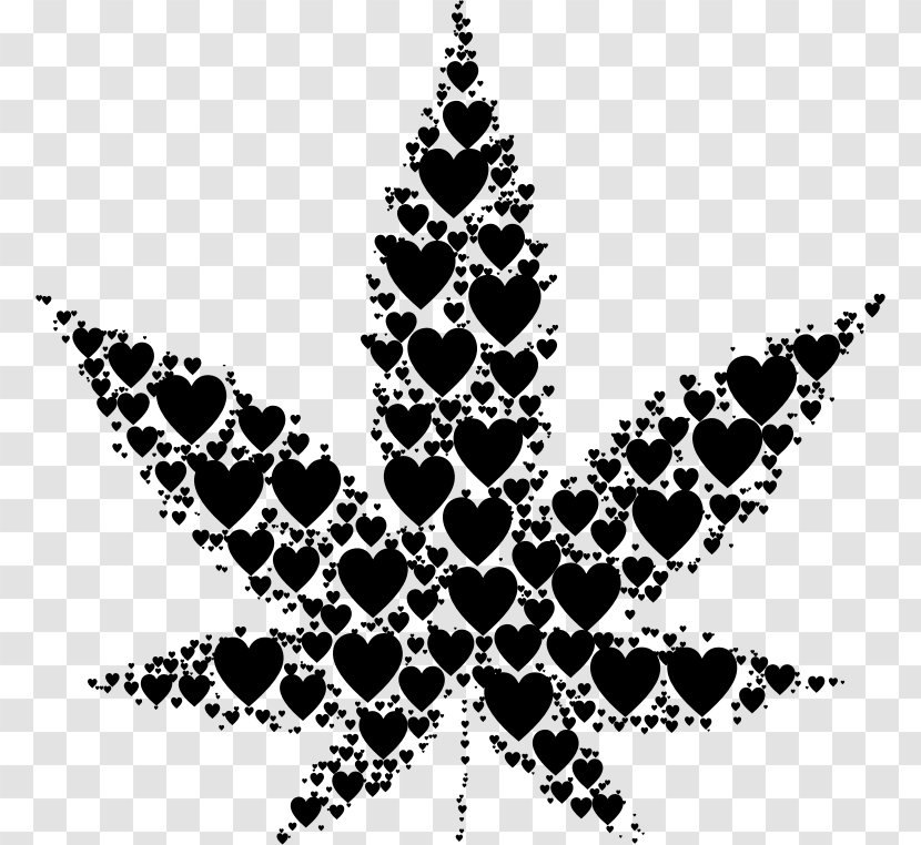 Christmas Tree Pine Day Hemp - Stencil - Flower Transparent PNG