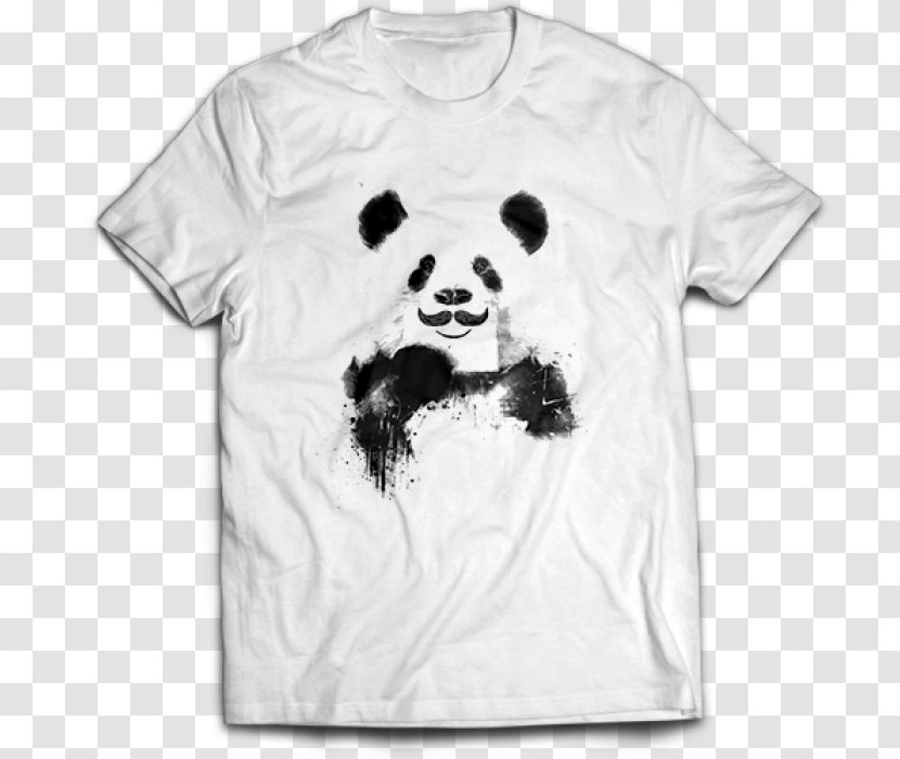 Giant Panda Bear Drawing Work Of Art - Clothing Transparent PNG